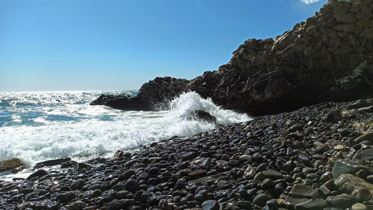 Incanto Sul Mare Con Enorme Terrazza E Piscina Cervo Luaran gambar